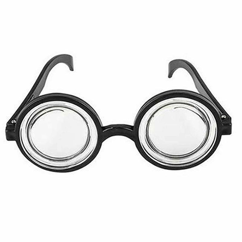 Briller med rund form Morsomme Halloween-briller Rekvisitter Cosplay-kostymer Festdekorasjonstilbehør Barn Ungdommer Festgaver