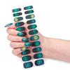 Halloween Full Nail Strips Full Nail Wraps Luminous Halloween Nails Stickers Gel Nail Strips Nails Art Decoration