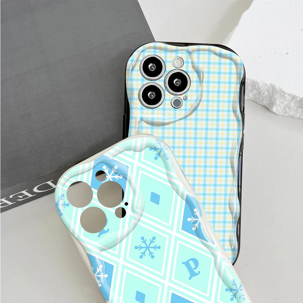 Cute Cartoon Pattern Cream Texture Casing Wavy Edge Soft Silicone Cover Phone Case for Xiaomi Redmi