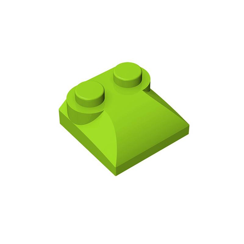 20pcs MOC 47457 Brick Curved 2 X 2 X 2/3 Two Studs and Curved Slope End Building Blocks Parts DIY Educational Tech Parts Toys