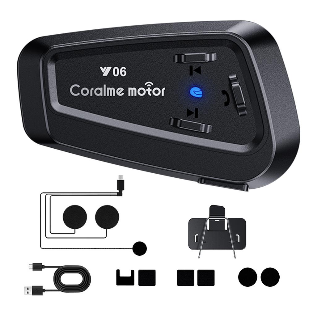 creative Motorcycle Hat Wireless IPX6 Noise Cancellation Intercom RGB Light Speaker for Double Use supplies for Atv Dirt Bike