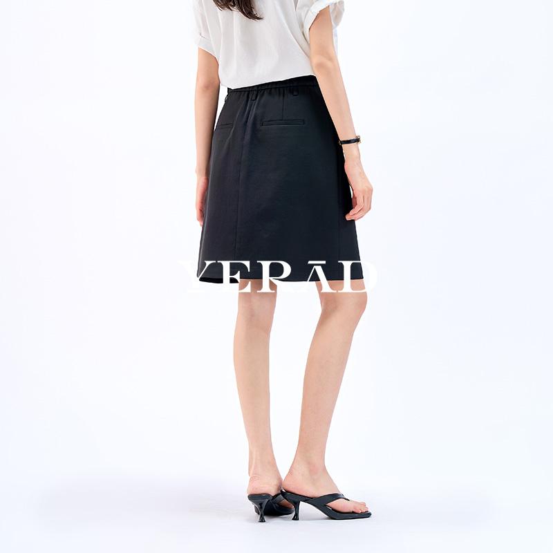 Yalida Commuting Smart Linen Half Length Skirt