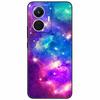 For Vivo T1 4G Case V2153 Covers TPU Black Silicone Starry Moon Cover for Vivo T1 44W Case Shockproof Soft X100 Pro Shells