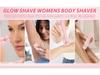 Rechargeable Women's Dual-Headed Underarm Shaver and Trimmer with Digital Display