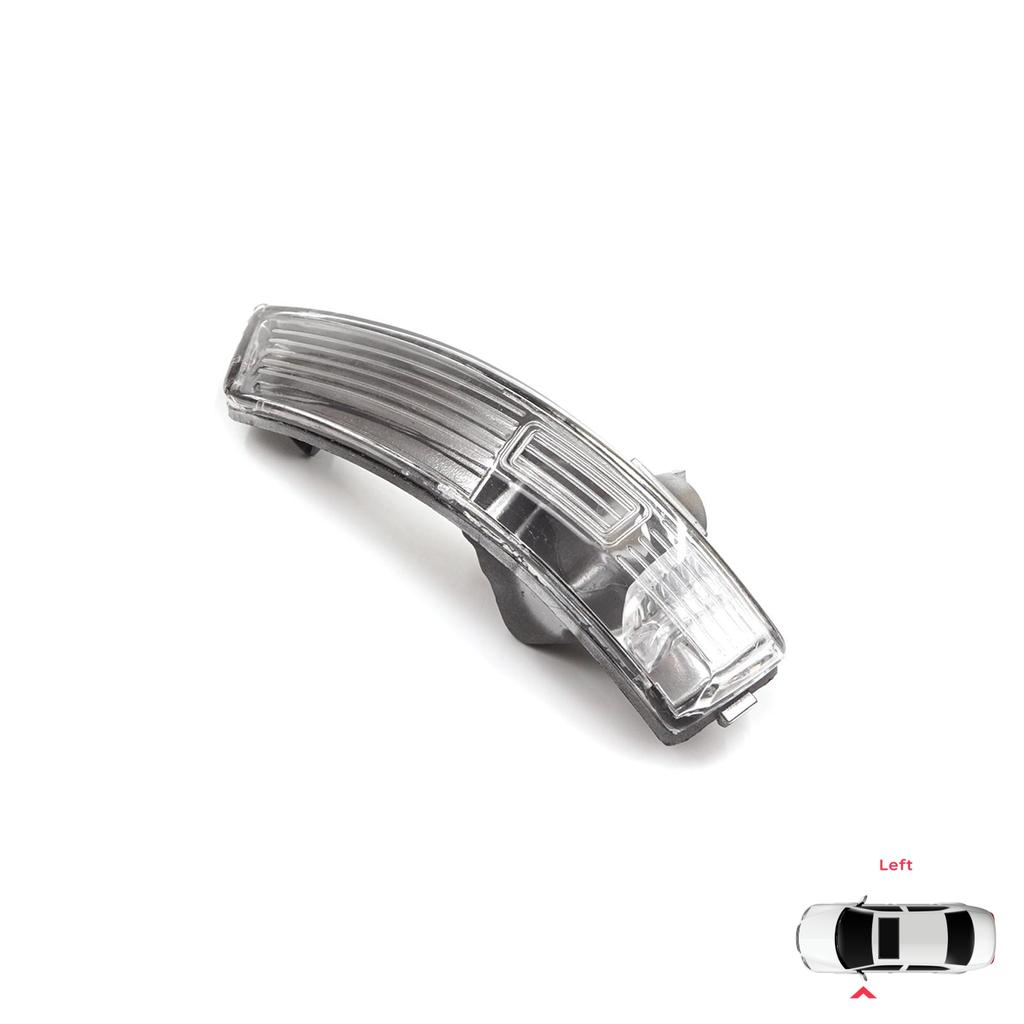 BSP1242-1 Left Side Door Wing Mirror White Clear Indicator Lamp Lens for Ford Focus 2007-2020 Mondeo MK4 2007-2015 8M5113B383AA