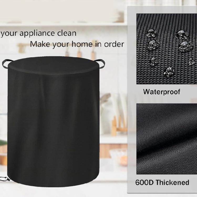 Easy to Clean Protective Cover Simple Maintenance Suitable for Fryers up to 21.26x23.62inch 210D Nylon Foldable Design