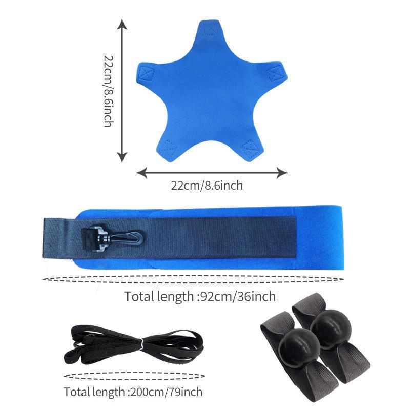 Cross-Border Elastic Volleyball Training Band with Spin Pull Rope and Backpack