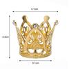 3 peças Coroa Tiara Pequena de Strass Mini Coroa Cake Topper Para Arranjos de Flores Chá de Bebê Aniversário Casamento Decoração