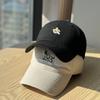 Korean-style simple all-season versatile sun-shading baseball cap that makes the face look smaller, unisex, large head circumference, embroidered