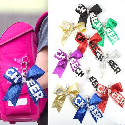 10pcs Cheerleader Keyrings With Glitters Designs Unique Keyrings Accessory Perfect For Bags Purses And Car Mirrors