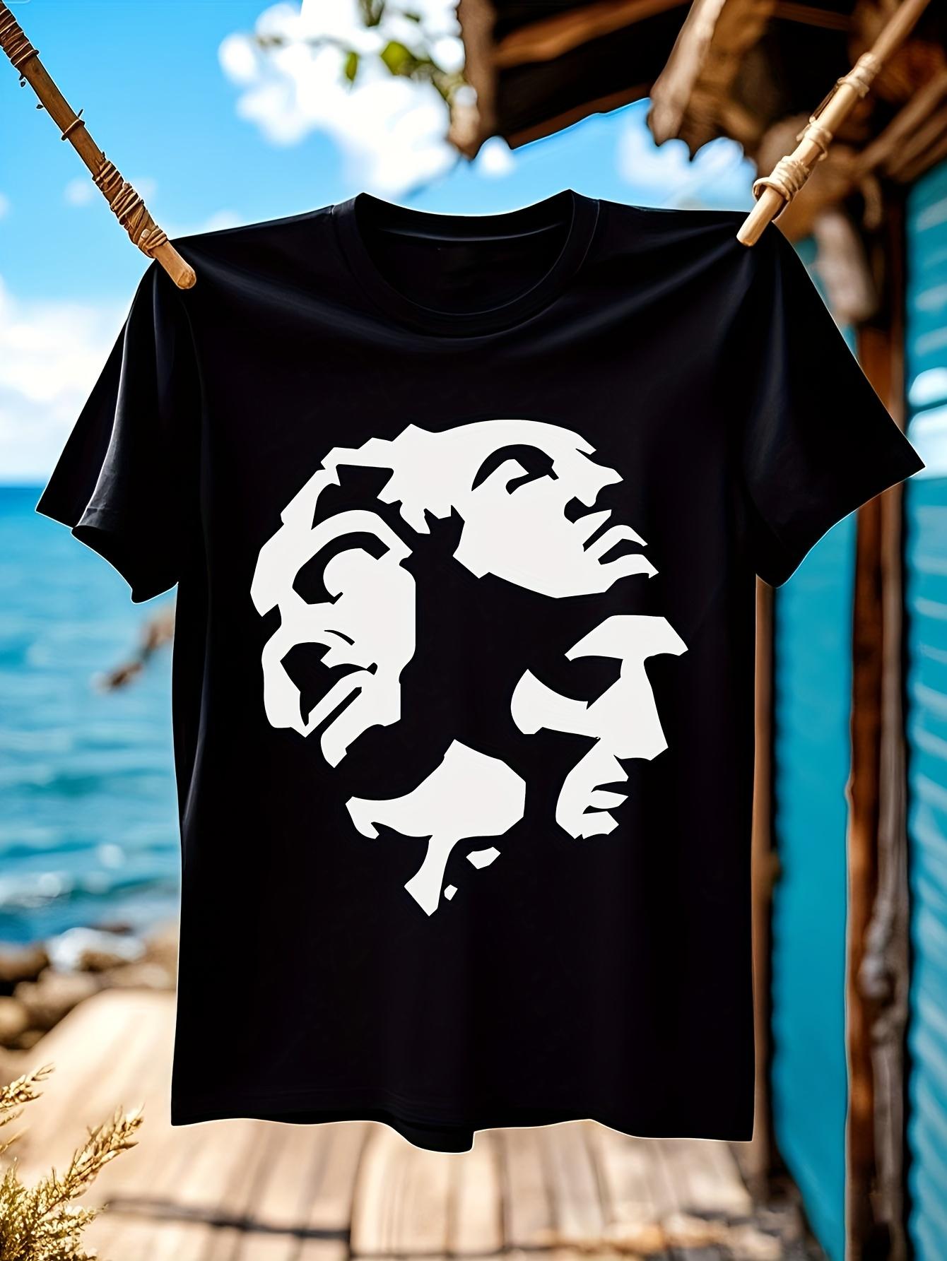 Path of Exile Gaming Tshirt - Black with White Portrait M