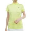 Golf Short Sleeve Mock Neck Shirt Quick 2 [New Balance] Women's (Sweat Absorbent, Drying, Stretch) / 012-4166501 060_Yellow [L]