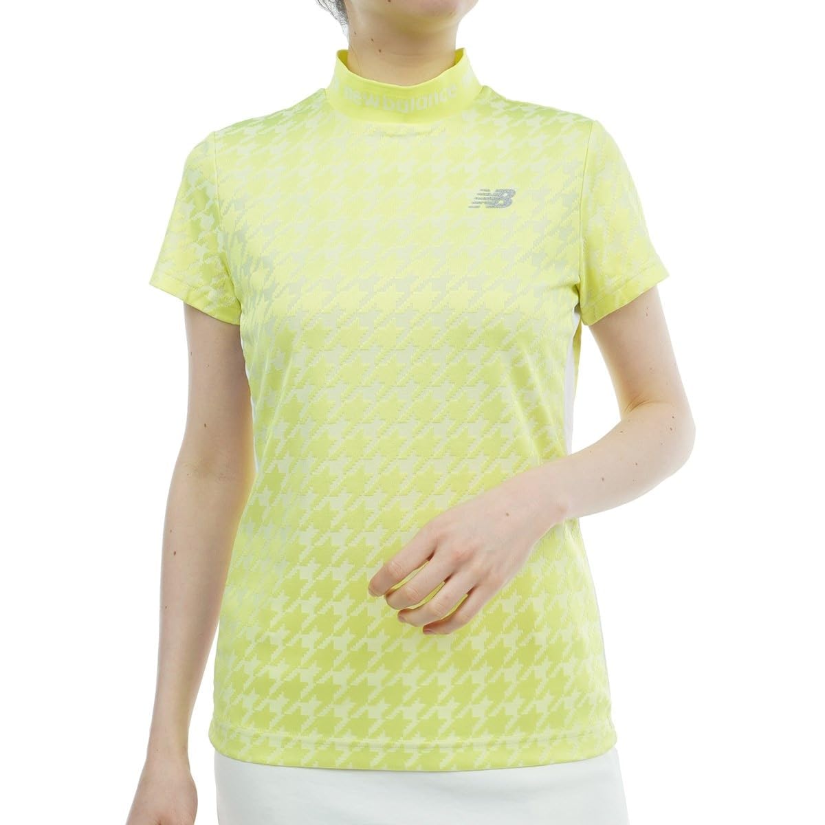 

Golf Short Sleeve Mock Neck Shirt Quick 2 [New Balance] Women s (Sweat Absorbent, Drying, Stretch) / 012-4166501 060_Yellow [L]