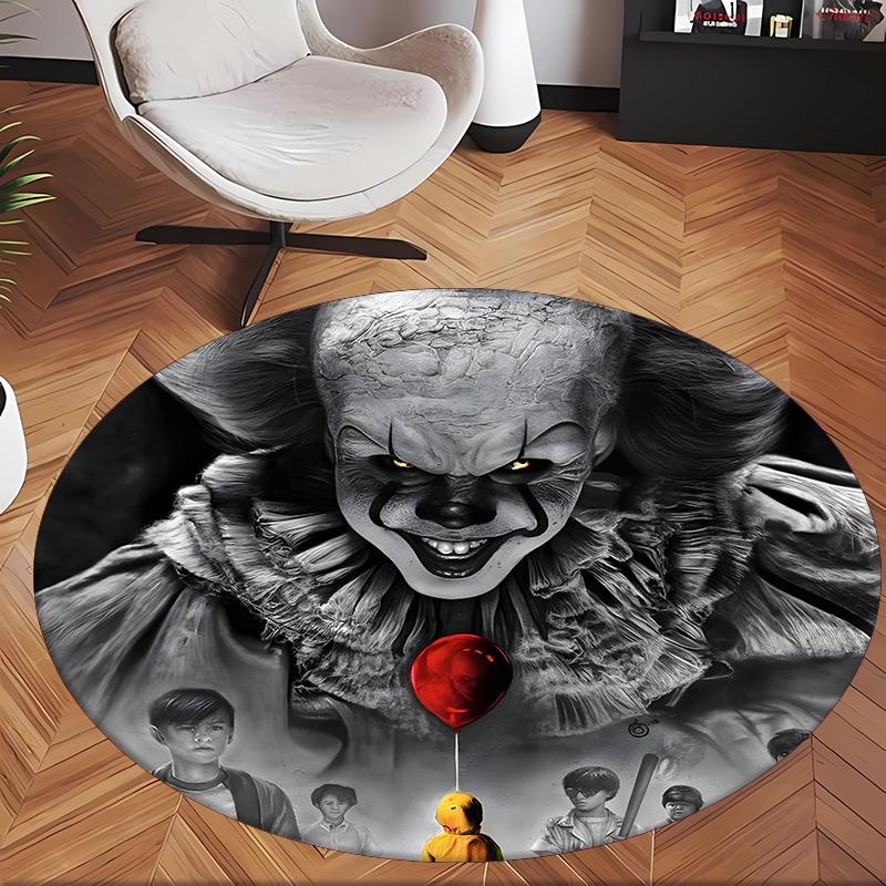 Pennywise (38) Round Office Rug Decorative Floor Rug for Office Bedroom Living Room and Home Space