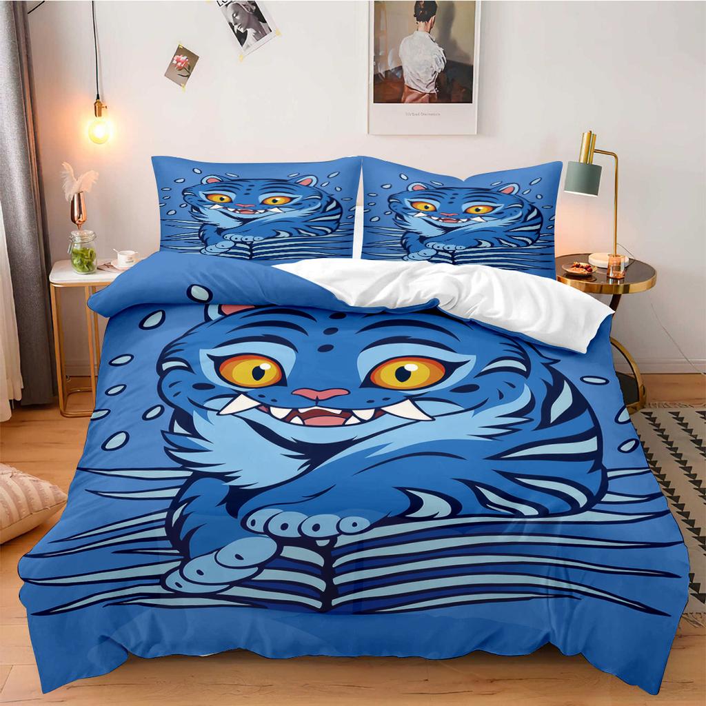 Conjunto de Cama Caçadores de Demônios K-Pop para Fã Crianças Lavável à Máquina Durável Tamanho King Queen Solteiro para Meninas K-pop Decoração de Casa Quarto