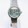 Used Working item SEIKO Joyful Emerald Green Cut Glass Automatic Winding