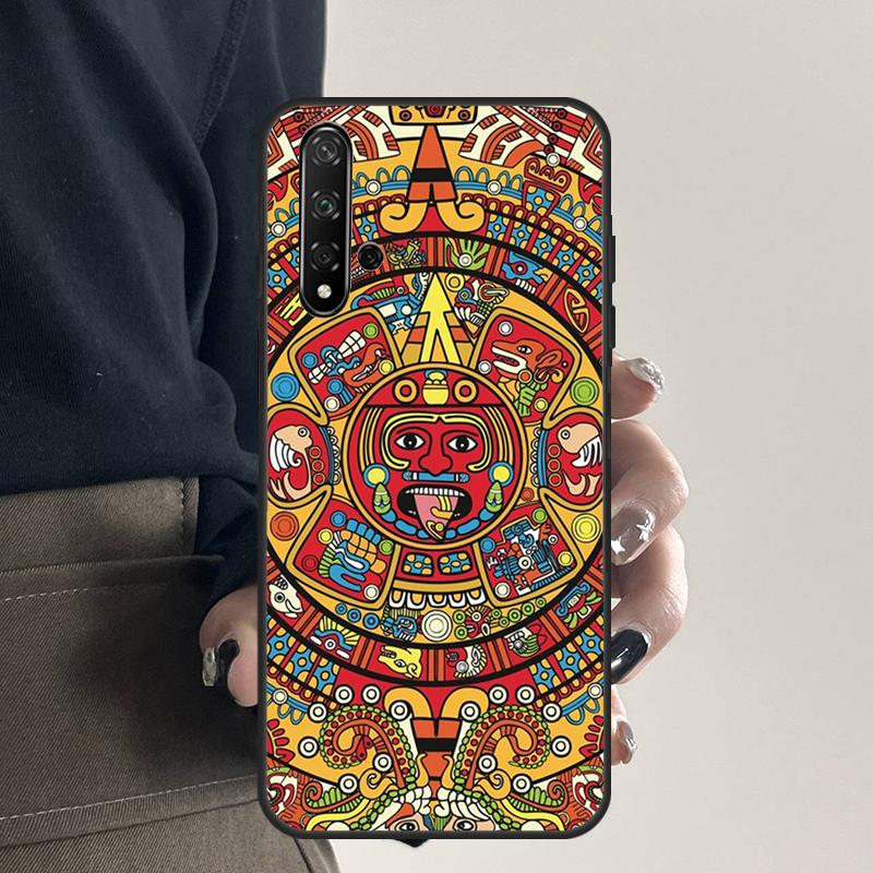 Mayan Calendar For Huawei Nova Y70 Y90 Y60 Y61 Y91 Y72 9 10 SE 12i 12s 11i 5T P60 Pro P20 P30 P40 Lite Case