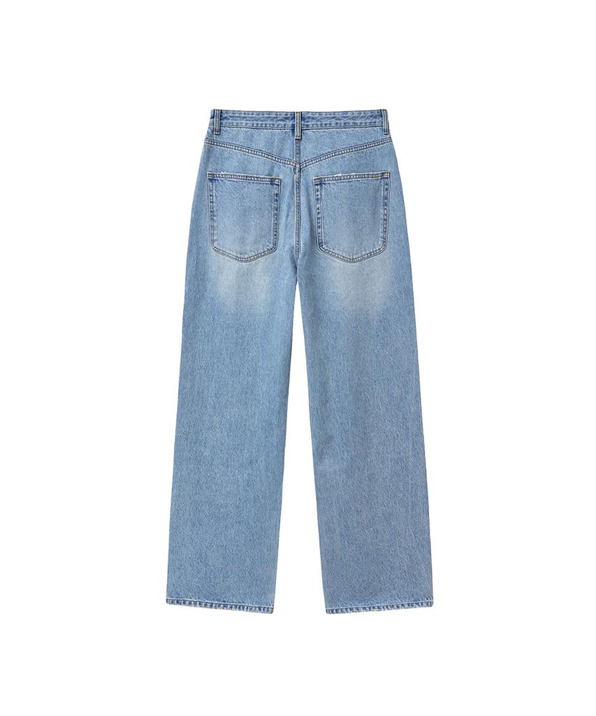 YOUCHE PRET A PORTER Sq Standard Straight Denim Pure Blue
