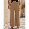 JPNTKY Women's Fashion Casual Solid Color Print Pants & Capris