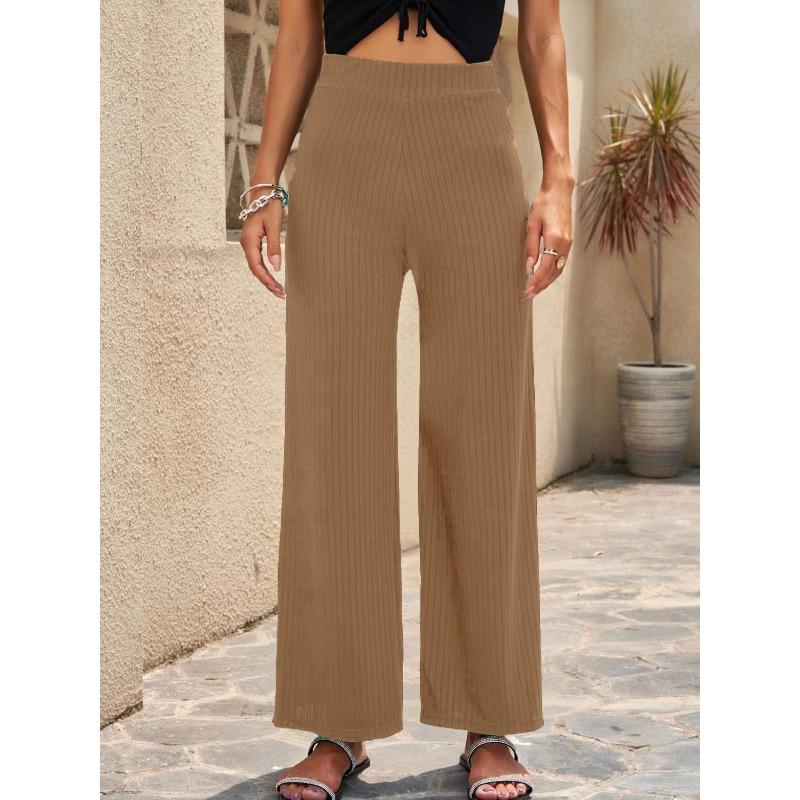 JPNTKY Women's Fashion Casual Solid Color Print Pants & Capris