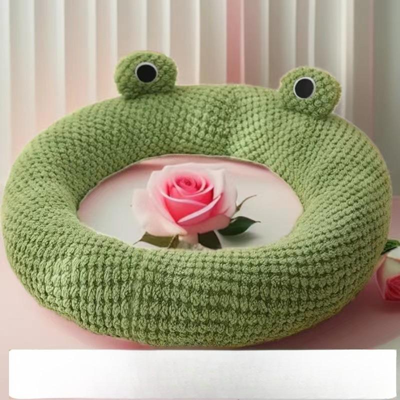 

Новое гнездо для домашних животных серии Frog, кошачье гнездо, лежанка для собак, теплое гнездо для собак, осенне-зимний домик-гнездо, товары для животных S