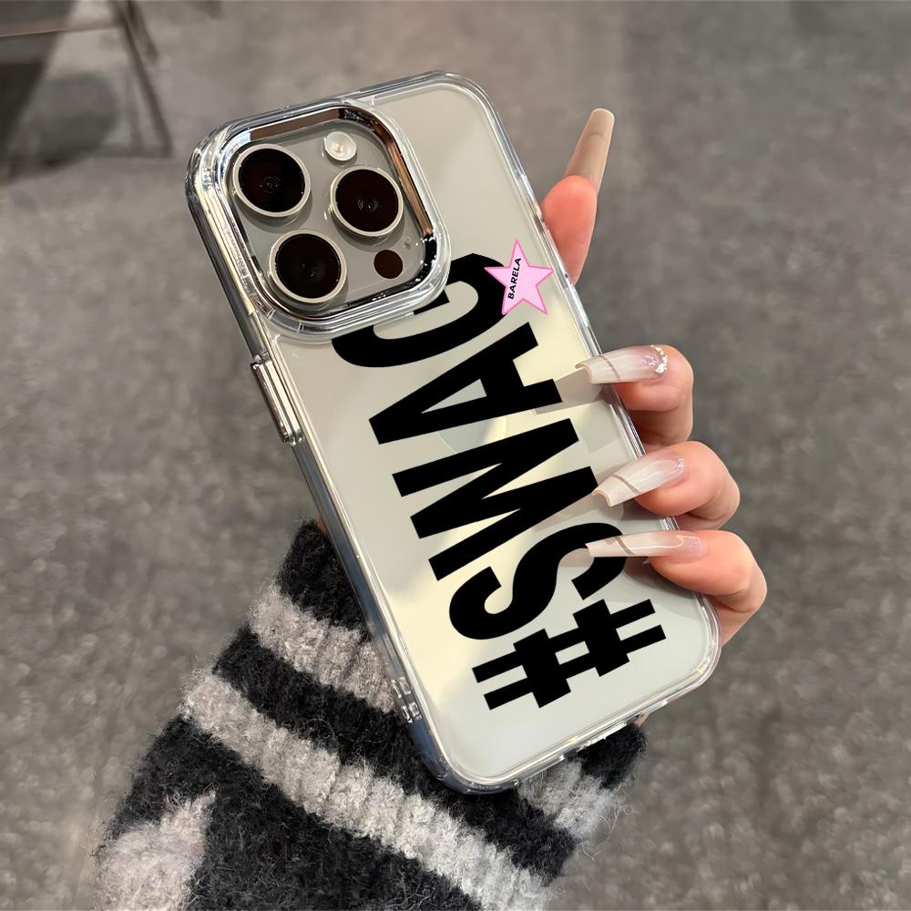 Custodia per Telefono Per iPhone 17 16e 16 15 14 13 12 11 mini Pro Max X XR XSMAX 8 7 Air Plus Trasparente Morbida HOT Clmj Coreana SWAG