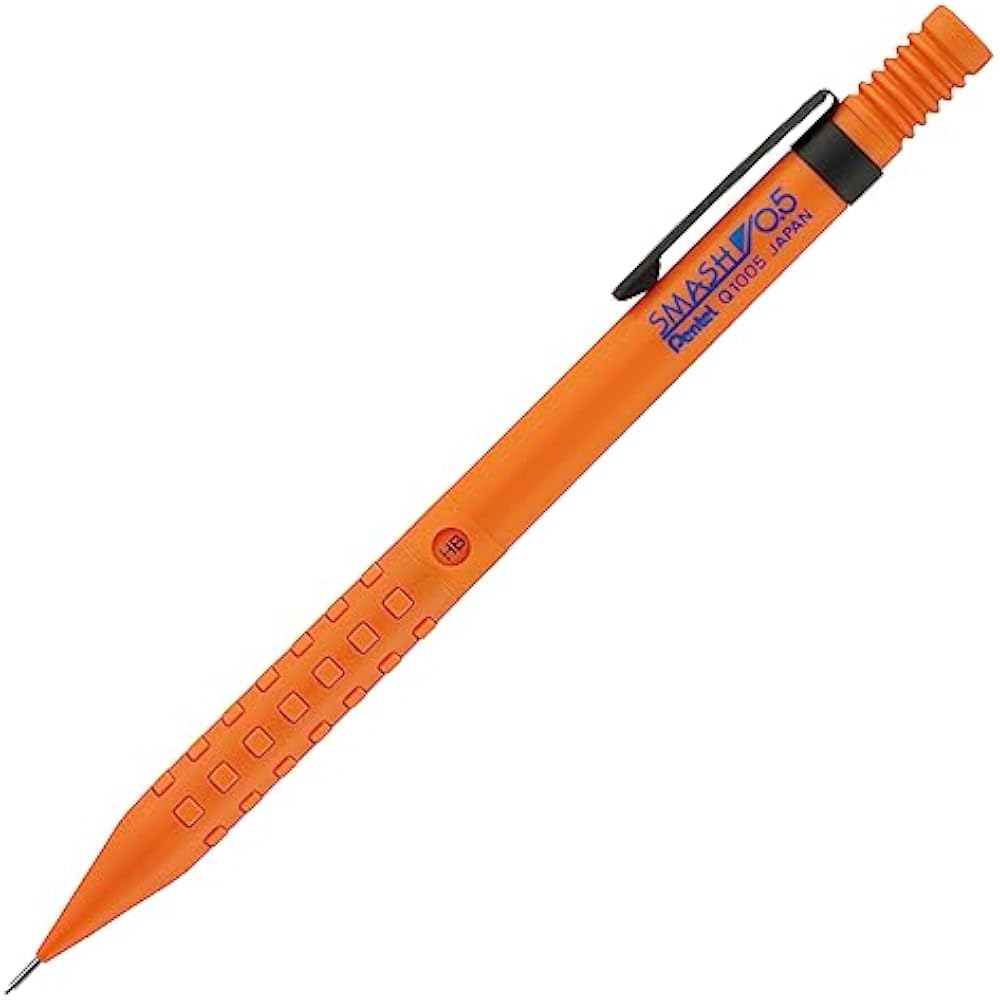 Pentel Q1005-PLS1 Smash Limited 0.5mm Mechanical Pencil Act Orange