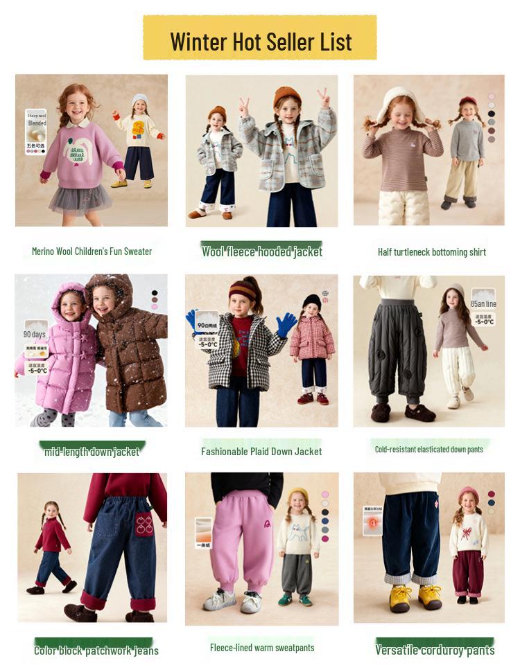 2025 Winter Kids' White Duck Down Hooded Jacket - Warm, Casual Outerwear for Boys and Girls