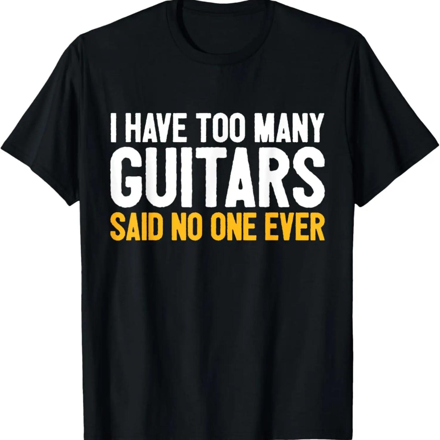 Awesome Guitar Player Saying Guitarist Guitar Collector T-Shirt S