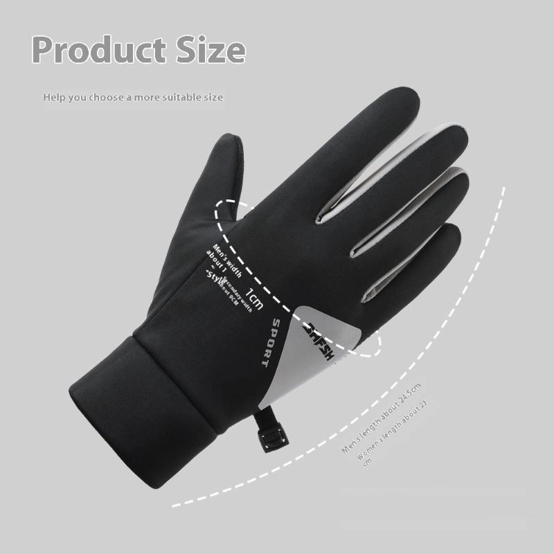 Unisex Outdoor Cycling Sports Gloves Touchscreen Waterproof Non-Slip Warm Winter Sports Gloves