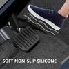 ASUBHA Foot Pedal Pads Set, Car Pedal Covers, Auto Aluminum Pedal Covers, Non-Slip Performance Aluminum Car Accessories Brake & Accelerator Pedal