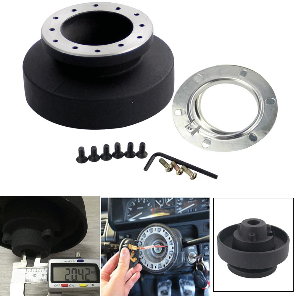 Car Good Quality 6 Holes Racing Car Steering Wheel Hub Adapter  Kit For BMW E36