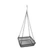 Hanging Bird Feeder Carbon Steel Mesh Platform Bird Feeding Tray for Yard Garden Outdoor
