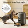 2L APP control WIFI video automatic pet feeder button version automatic cat food dispenser intelligent control pet feeder cat an