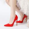 Fashion Liyke Wine Red Patent Leather Classic High Heels For Ladies Wedding Prom Shoes Sexy Pointed Toe Office Women Pumps Size 35-46