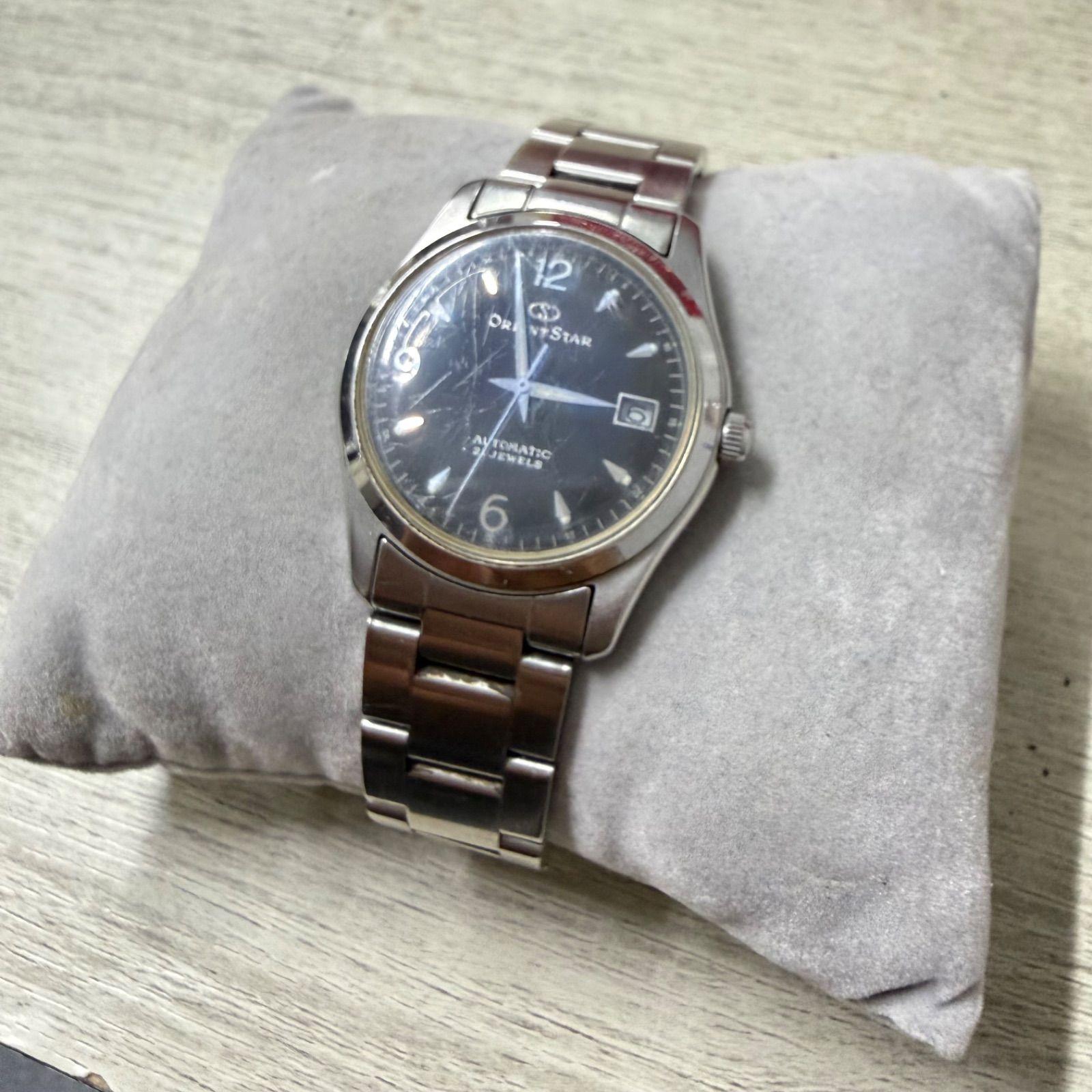 Orient Star automatic watch black dial boys size