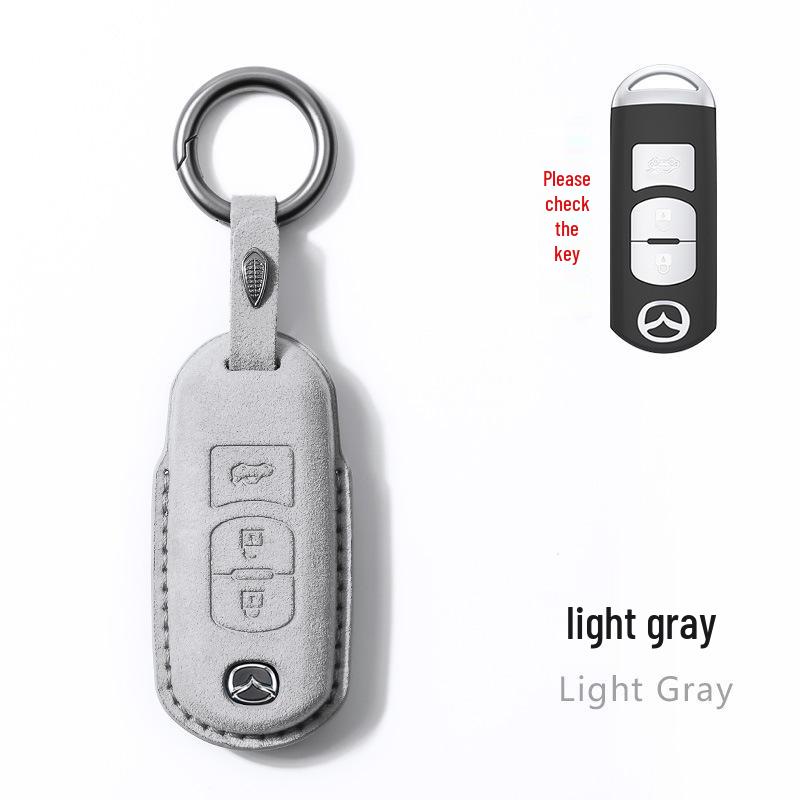 Suede Key Case for Mazda 3, CX-4/5, Atenza, CX-30