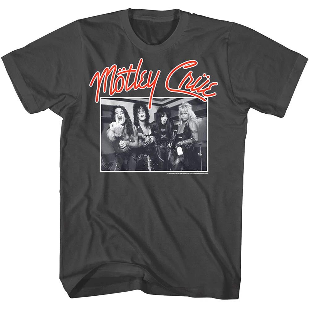 Motley Crue Stand & Deliver Photo Men s T Shirt Heavy Metal Rock Band Album 3XL