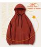 Men's Plus Size Fleece Hooded Zipper Sweatshirt with Velvet Lining