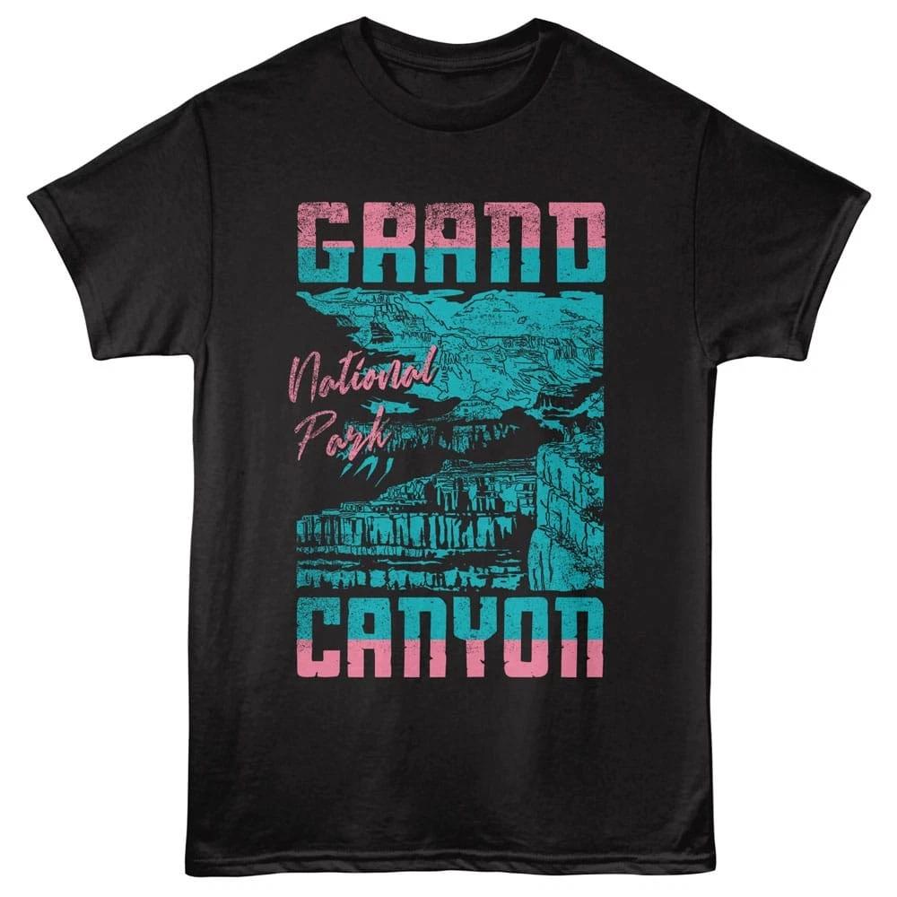 Grand Canyon Neon Sunset Men s T-Shirt XS