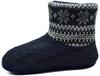 COFACE Plus Size Boa Winter 14 Sizes cm Men's Boots, Warm, Quiet, Washable, Colors, 24.0-31.0 (AR5892 - Black/Gray)