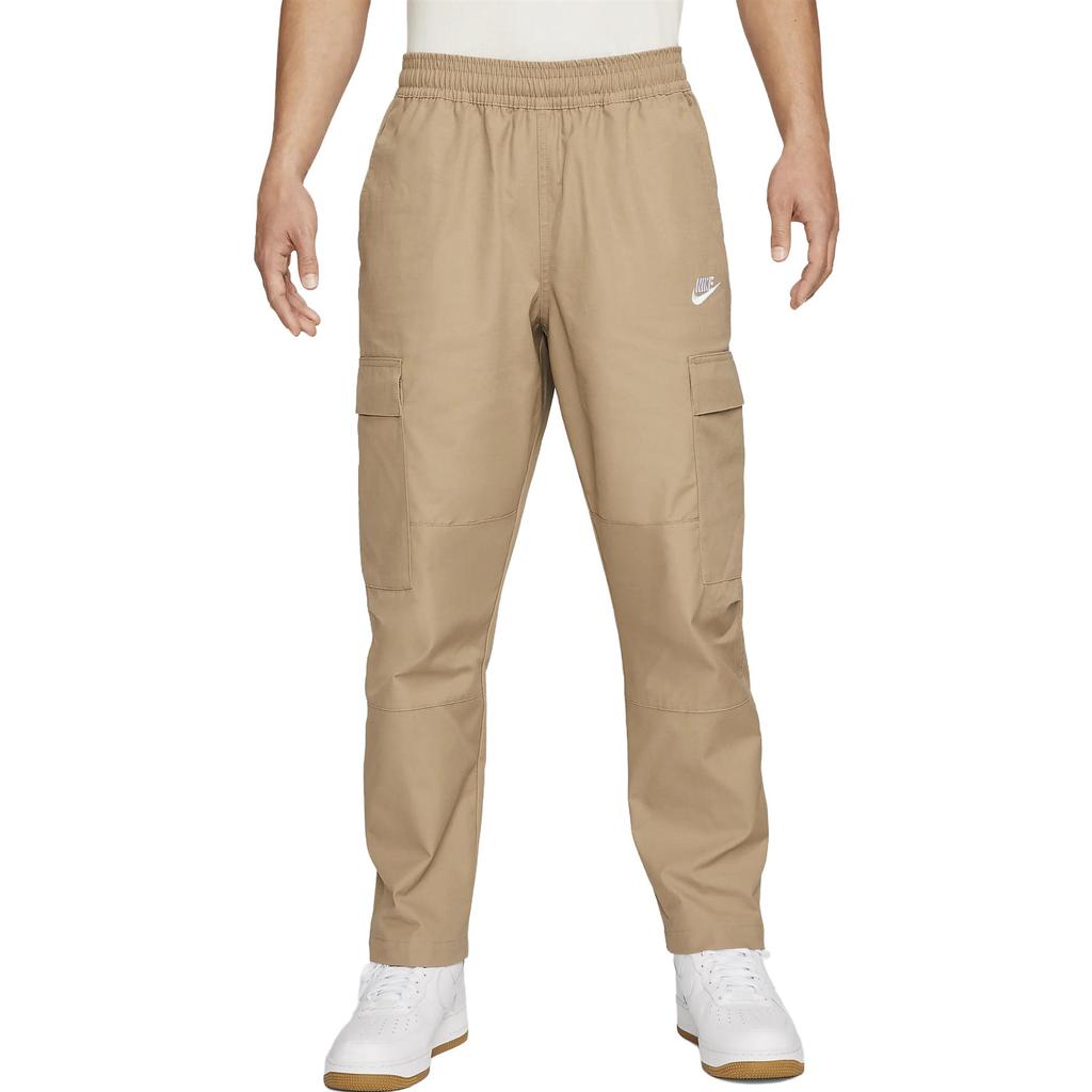 Nike Pantalones Casuales de Club para Hombre Color Tawny Pantalones Cargo Moderados DX0614-247