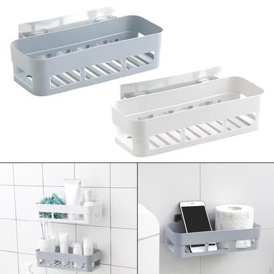 2x Shower Caddy Shampoo Sponge Holder Wall Floating Storage Shelf