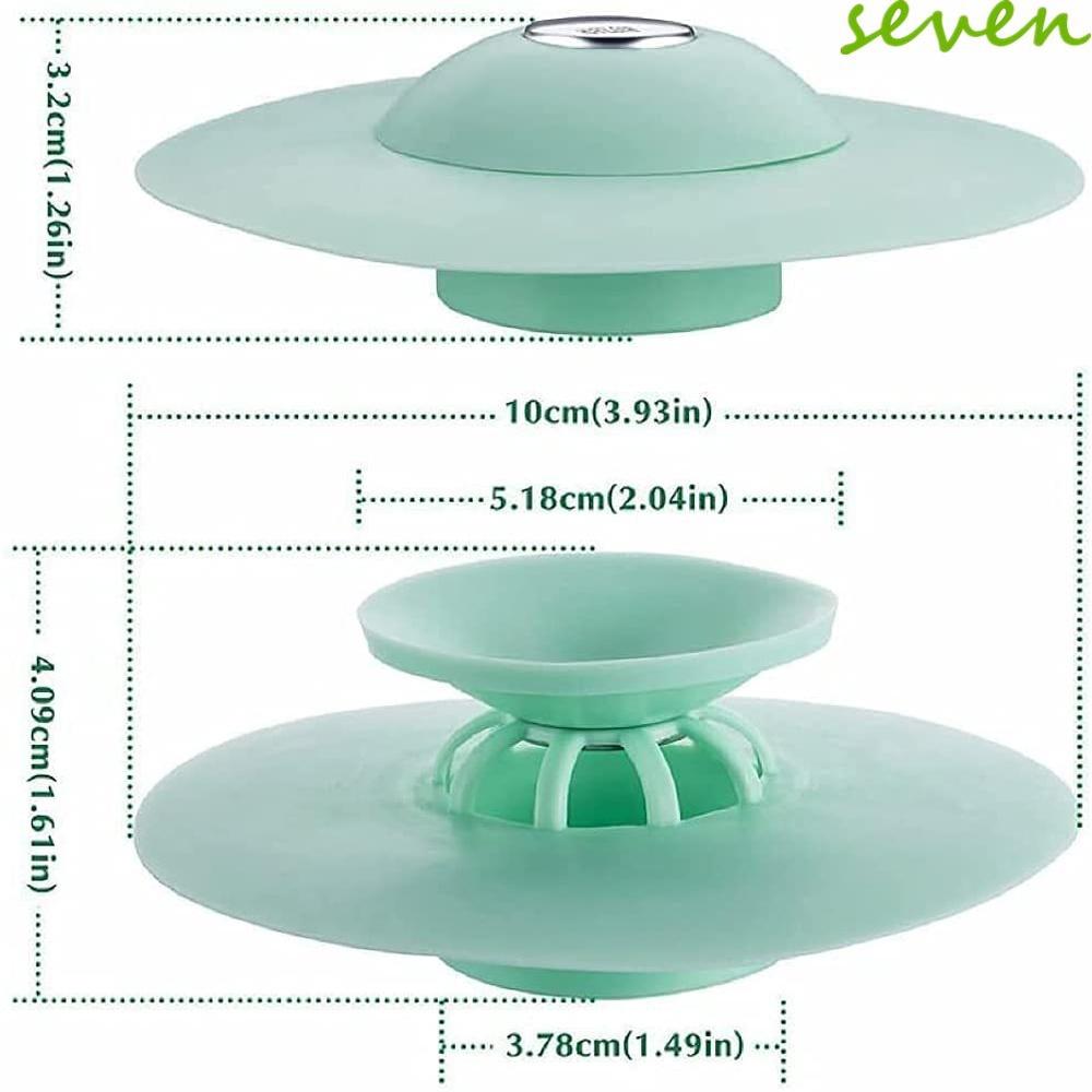 Bathroom Deodorizing and Anti Clogging Circular Floor Drain Silicone Sink Cover