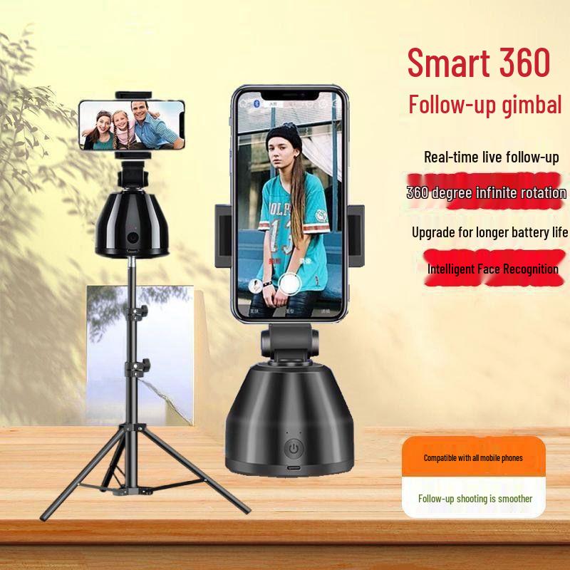360° Auto-Tracking Gimbal for Mobile Phones - Perfect for Live Streaming and Face Tracking