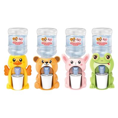 Mini Water Dispenser for Children Kids Gift Cute Cold/Warm Water Juice Milk Drinking Fountain Simulation Cartoon Kit