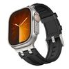Metal+FKM Strap For Apple Watch Ultra 3/2/1 49mm 11 10 46mm Replacement Bracelet Wristband iWatch 9 8 7 6 5 SE3 45mm 44mm