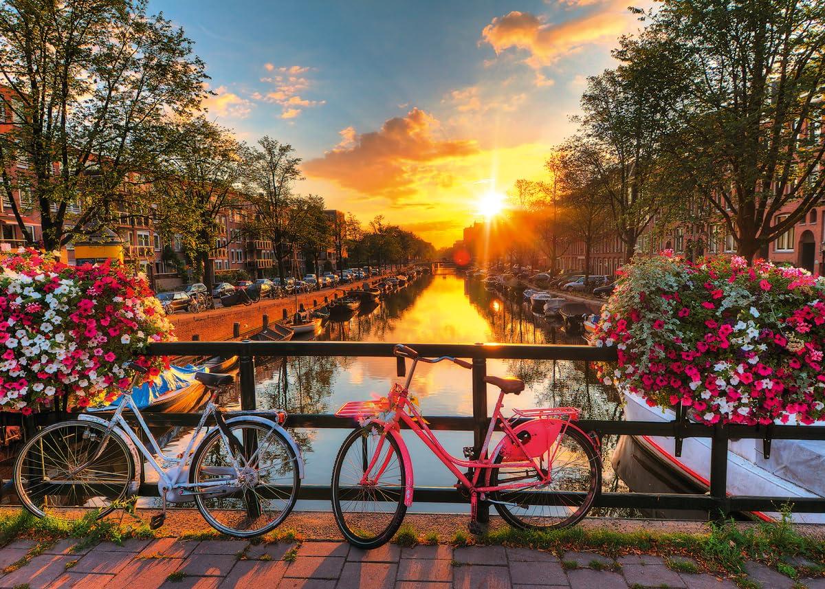 

Ravensburger 1000-Piece Jigsaw Puzzle, Amsterdam Sunset, Finished Size: 70x50cm (Product Number: 12000662) [Puzzle, Gift for BirthdayChristmas]