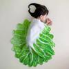 Tiktok Cabbage Blanket For Baby Swaddle Blanket Flannel Creative Appearance Home Sofa Cosplay Cabbage Blanket Toy Baby Toddler