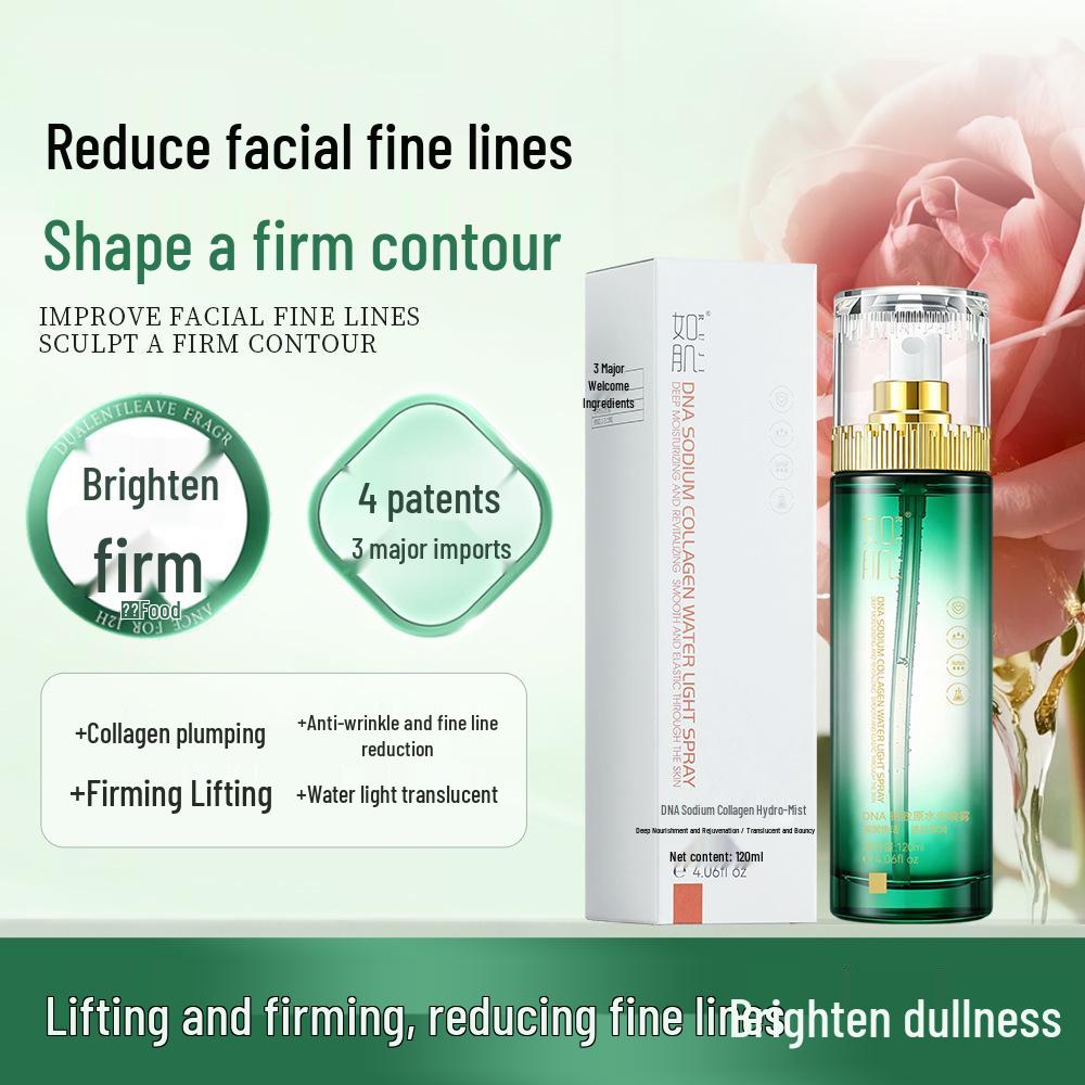Salmon DNA Collagen Anti-Wrinkle Essence: Firming, Hydrating, Moisturizing Mist for a Radiant Glow DNA Sodium Collagen Mist Water
